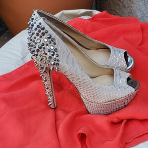 RED Saks Fifth Ave Platform‎ High Heels!